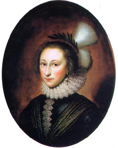 Cornelius Johnson Portrait of Susanna Temple (Lady Lister) Germany oil painting art